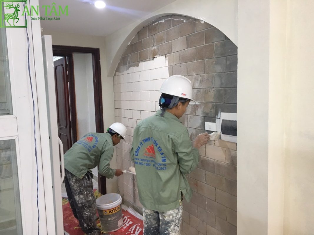 sơn nhà quận Hoàng Mai