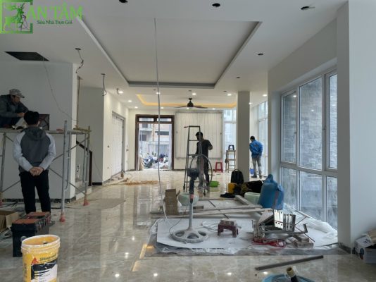 sơn nhà tại tx Trảng Bom