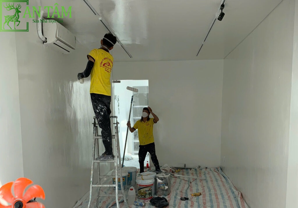 sơn nhà tại Cẩm Lệ