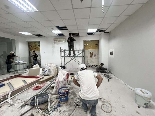 sửa chữa văn phòng tại thạch thất