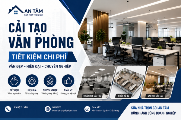 cải tạo văn phòng tiết kiệm